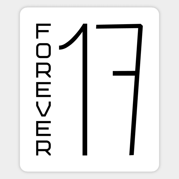 Forever 17 Magnet by colorsplash